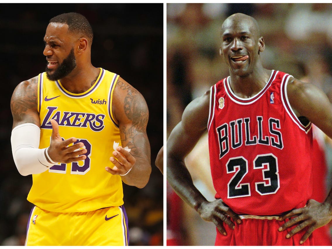 Is lebron james better than michael jordan shops